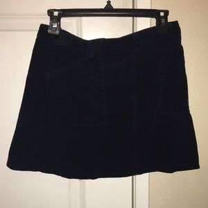 Corduroy dark navy urban outfitters medium skirt